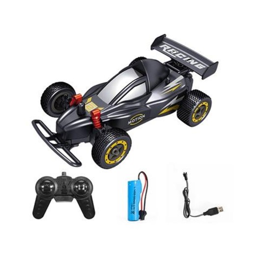 CARRO DE CORRIDA JJRC Q72B COM 5 CANAIS 2,4 GHZ PRETO